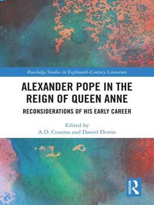 cover image of Alexander Pope in the Reign of Queen Anne
